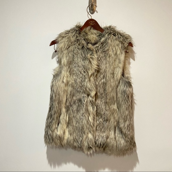 Tinsel Faux Rabbit Fur Vest Size XS - Picture 9 of 14